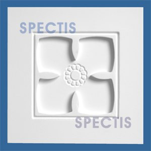 CR106 5 1/2" Square Decorative Rosette