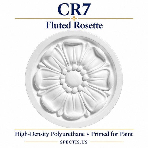 CR7 Fluted Floral Rosette — HDP