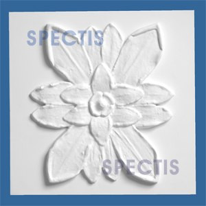 CR88 8 1/2" Square with Pattern Rosette