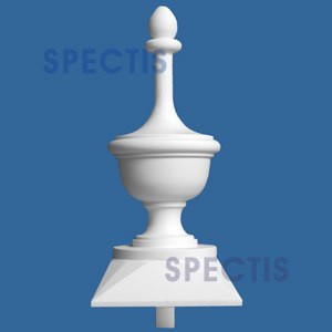 FIN118 Spectis Urethane Finial 5" x 10-3/8"