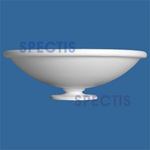 FIN120 Round Bowl Shape Urethane Finial 8" x 24" Round