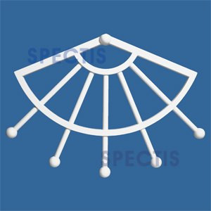 GB3313-6-12 Spectis 6/12 Pitch Gable Bracket 34 1/2" W x 23" H