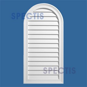 LCA1824 Urethane Louvre Closed Arched Top 18 x 24