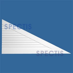 LCT6030R Urethane Louvre Closed Triangle 60 x 30 Right