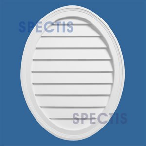 LCVO2835 Urethane Oval Closed Louver 28 x 35