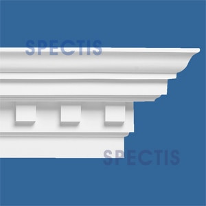 MD1003 Crown Molding with Dentil 11 5/16"P x 17 3/4"H x 144"L