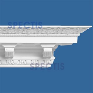 MD1014 Spectis Crown Molding Dentil Trim 11 1/4"P x 9 1/4"H x 139"L