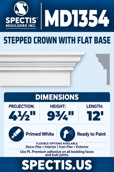 MD1354 corrected moulding product card