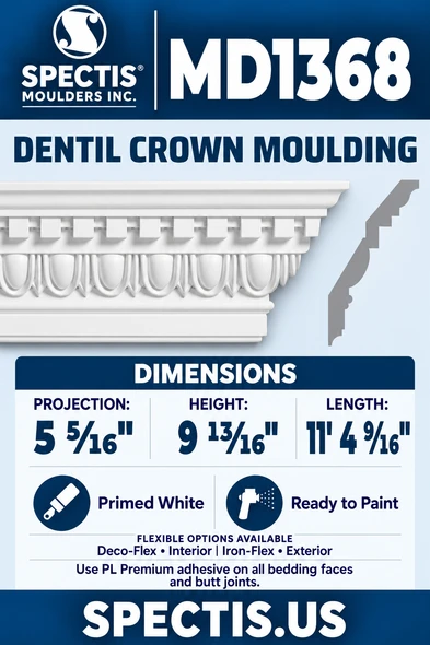 MD1368 corrected moulding product card