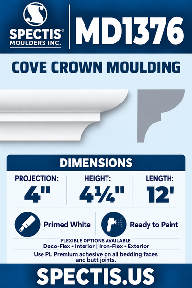 MD1376 corrected moulding product card