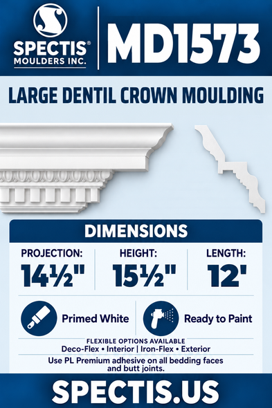 MD1573 corrected moulding card with matching profile