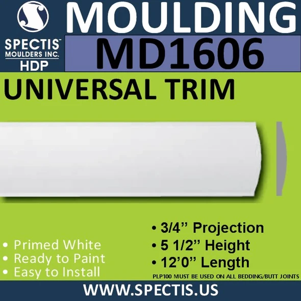 MD1606 Spectis Molding Plant On Trim 3/4"P x 5 1/2"H x 144"L