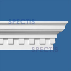 MD1760 Spectis Crown Molding Dentil Trim 3 1/2"P x 6"H x 144.5"L
