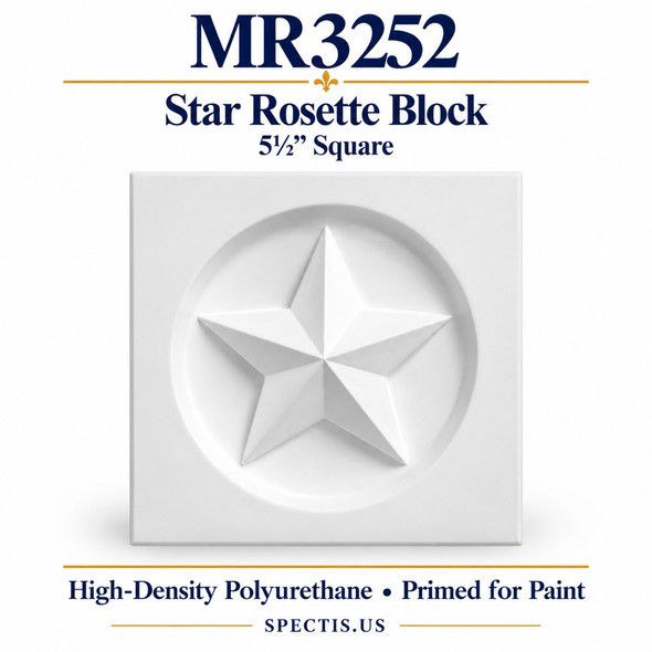 MR3252 Star Rosette Block — HDP
