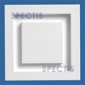 MR3258 Moulding Rosette - 4"SQ X 2 1/8"P