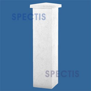NP2208FS Fossil Stone Newel Post 12" W x 48" H