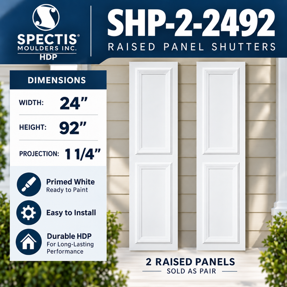 SHP-2 2492 Polyurethane Shutters