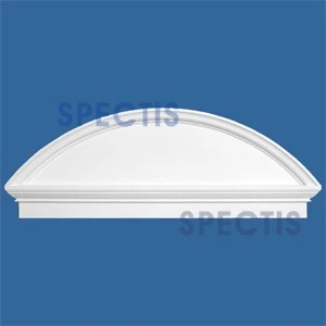 SPM5119 Sunburst Half Arch Pediment 55 1/2" x 19 1/2"