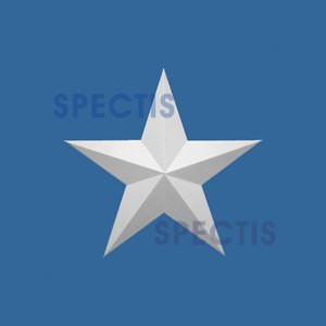 ST6 Spectis Decorative Urethane Star 5 11/16" Diameter X 3/4"P