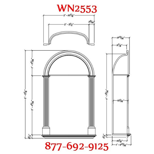 WN2553 Spectis In-Wall Niche Smooth Flat White Finish