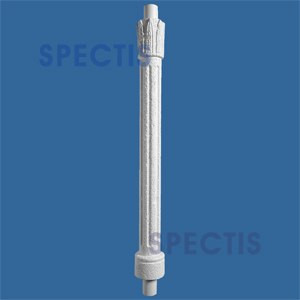 BAL2041-29FS Fossil Stone Crown Top Baluster 3 1/2" x 29 1/2"