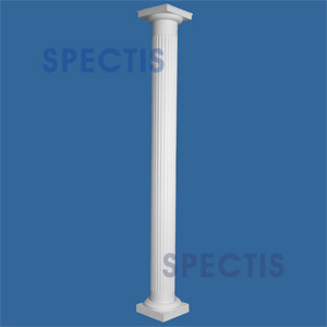 CLM230-12-8 Fluted Straight Column 12" x 96"