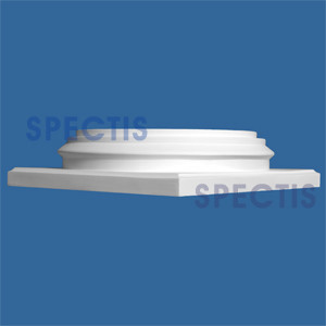 CB400-6 Plain Cap or Base 6 1/4" Hole x 8 1/2"W x 2 3/4"H