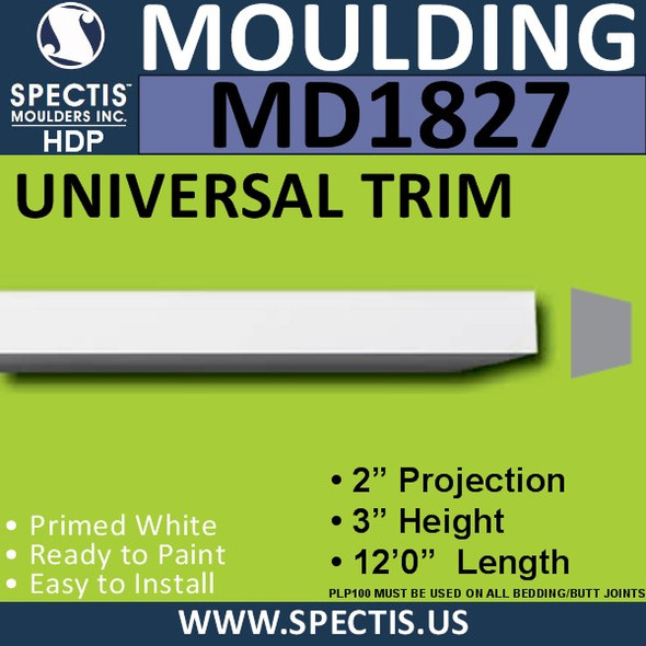 MD1827 Universal Molding Trim decorative spectis urethane