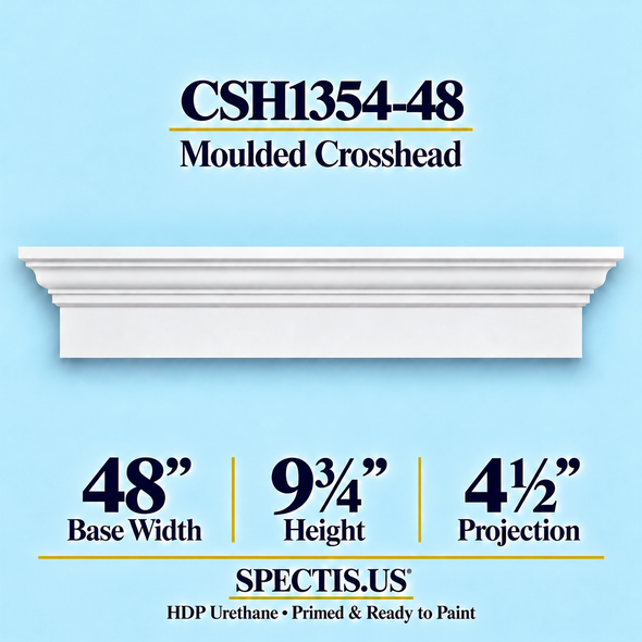 CSH1354-48 Moulded Crosshead — 9 3/4″ H x 48″ Long