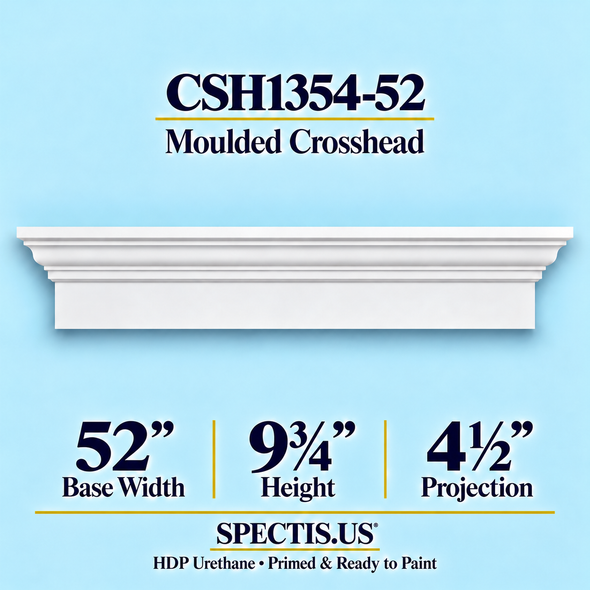 CSH1354-52 Moulded Crosshead — 9 3/4″ H x 52″ Long
