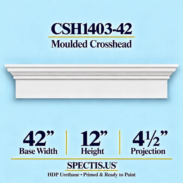 CSH1403-42 Moulded Crosshead — 12″ H x 42″ Long