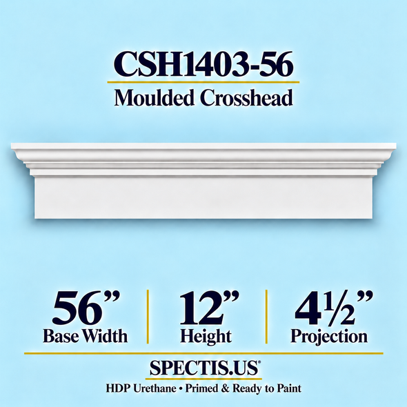 CSH1403-56 Moulded Crosshead — 12″ H x 56″ Long