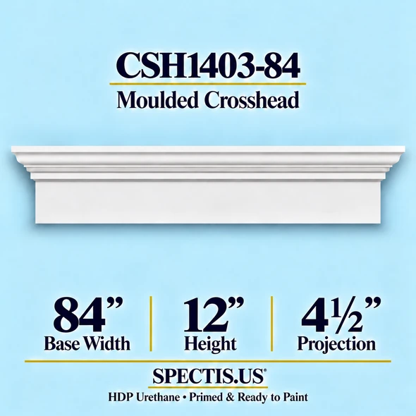 CSH1403-84 Moulded Crosshead — 12″ H x 84″ Long