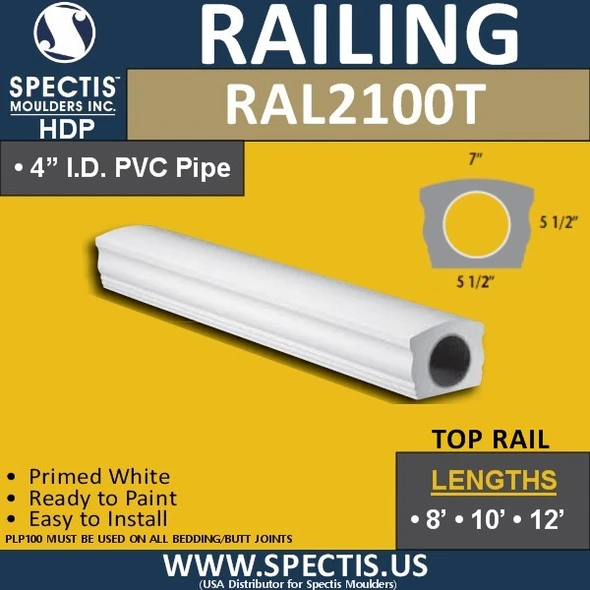 RAL2100T top rail