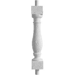 BAL2031-25FS Urethane Fossil Stone Baluster 4 1/2"W X 25"H