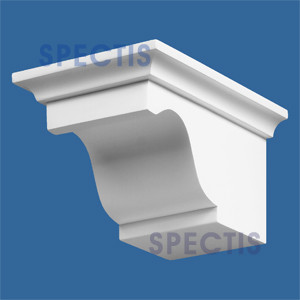 BL2444 Capped Cove Eave Block 5.125"W x 4"H x 7.75" P