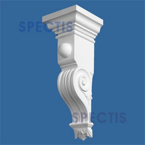BL2530 Corbel Block or Eave Bracket 9.75"W x 26"H x 9.75" P