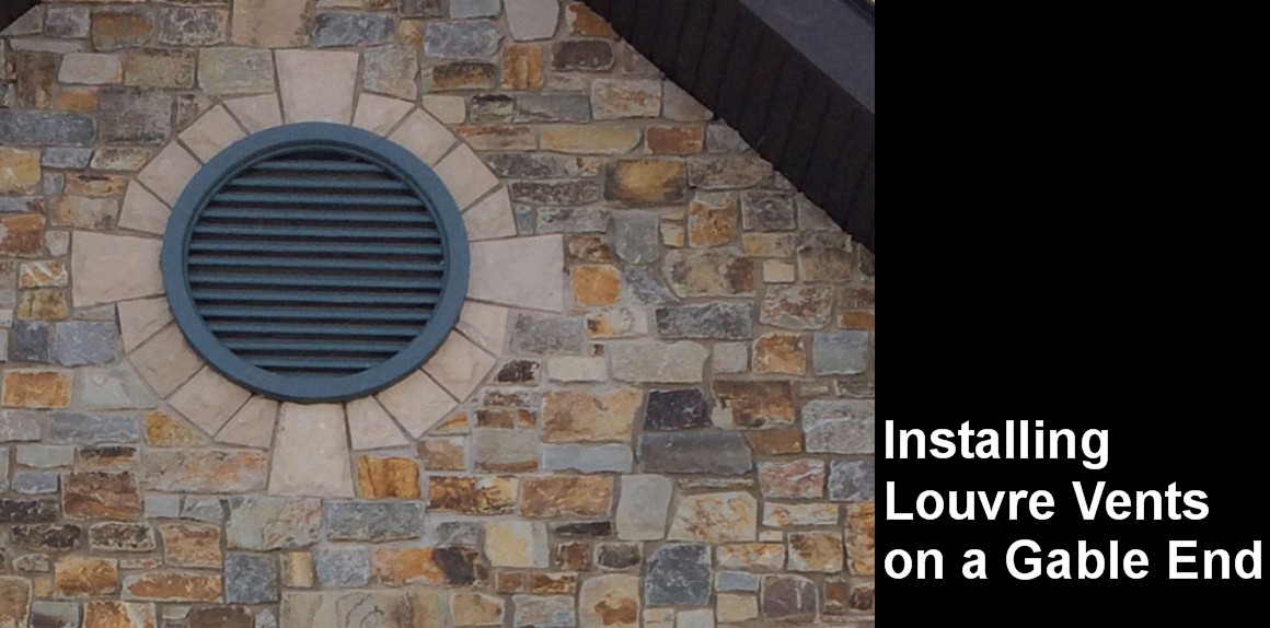 How to Install Open and Closed Spectis Louver Vents on Gable Spectis