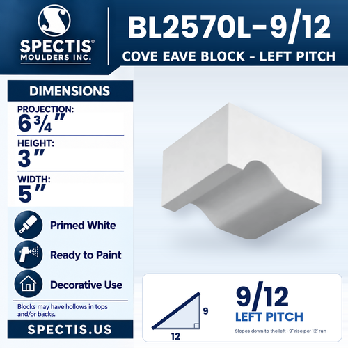 BL 2570L-9/12 Left-hand pair