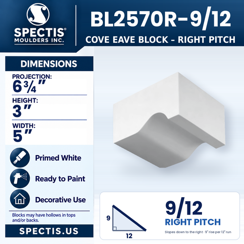 BL 2570R-9/12 Right-hand pair