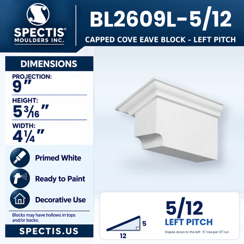 BL 2609L-5/12 Left-hand pair