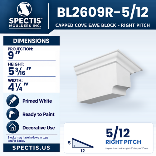 BL 2609R-5/12 Right-hand pair