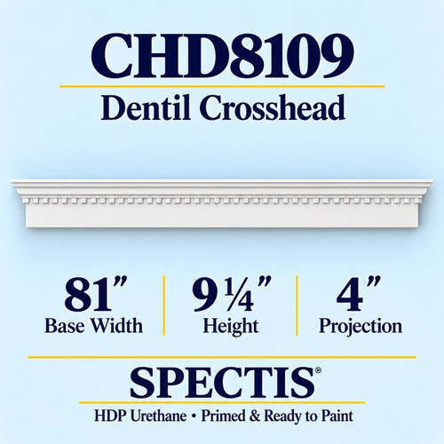 CHD8109 crosshead with dentil