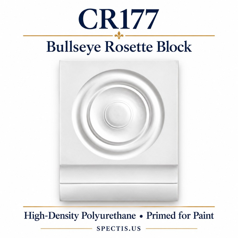 CR177 Bullseye Rosette Block — HDP — 4½″ × 7″