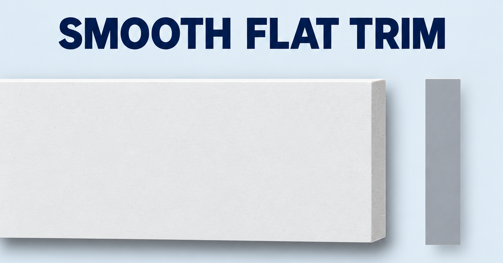 MD1051 smooth flat trim and grey side profile