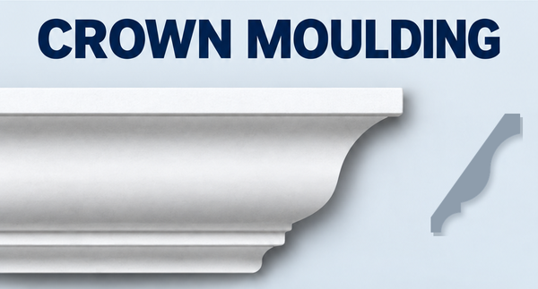 MD1082 Crown Moulding, moulding and grey side profile