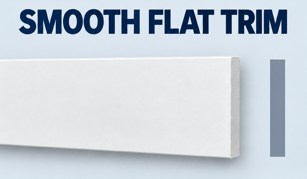 MD1114-10 Smooth Flat Trim and grey side profile