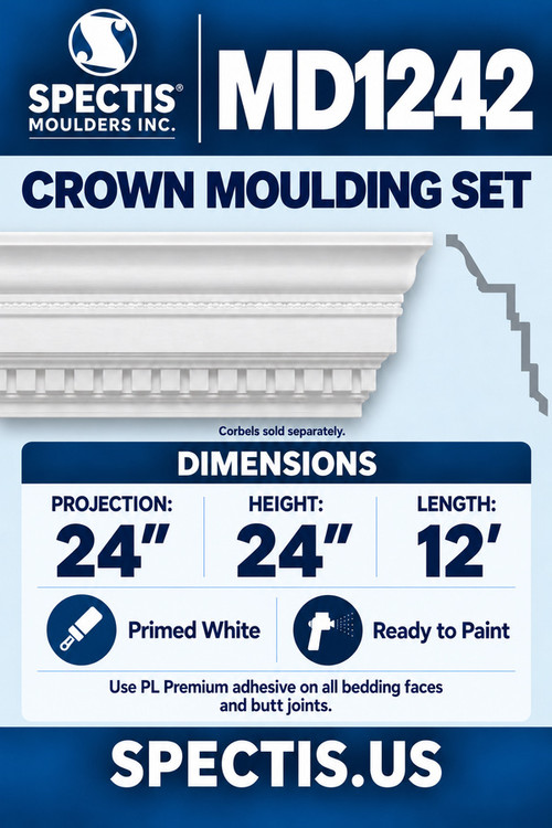 MD1242 Crown moulding