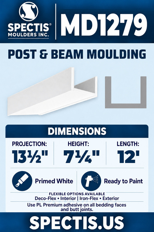 MD1279 urethane post beam