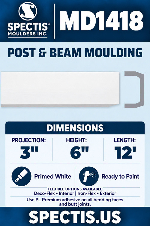MD1418 urethane post beam